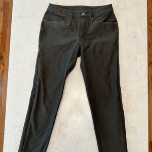 Dark Olive Lululemon ABC Pant Slim--Utilitech 29x32